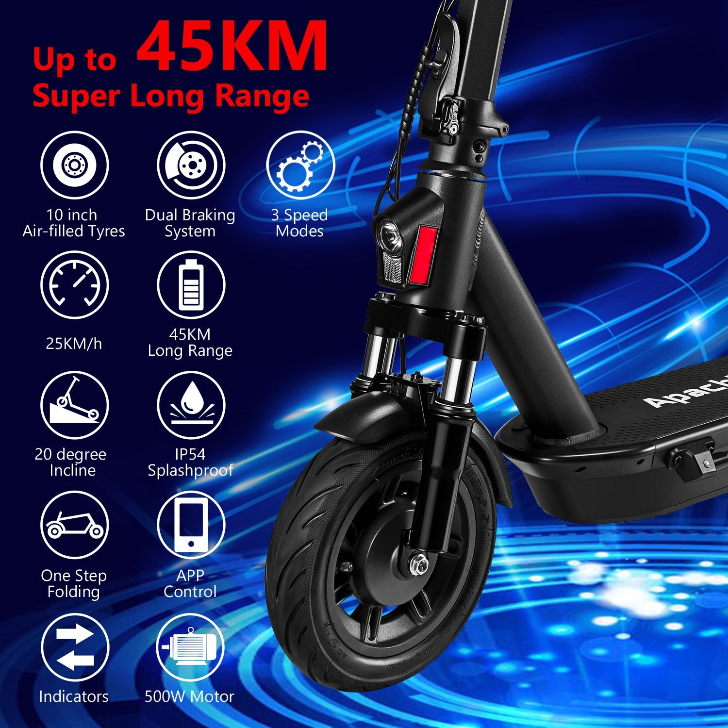 Apachie 500W XTS Adult Electric Scooter