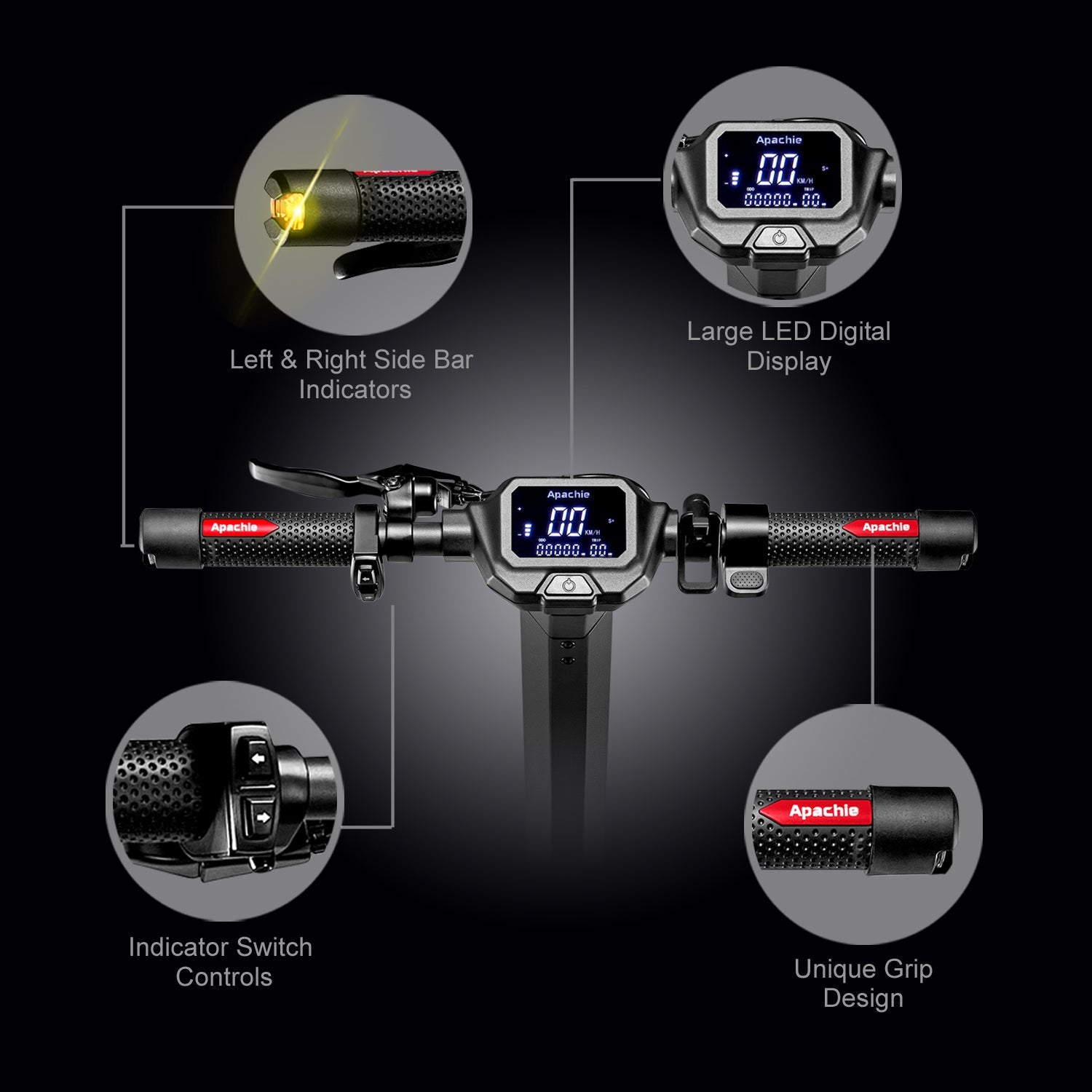 Apachie 500W XTS Adult Electric Scooter