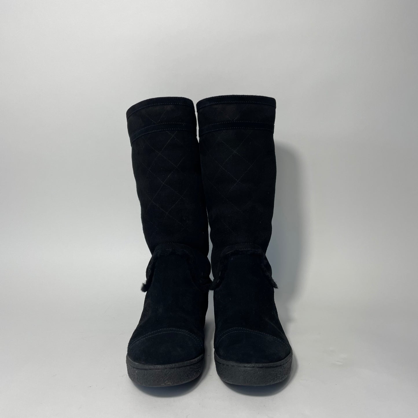 Chanel Suede Snow Boots EU 39 / UK 6