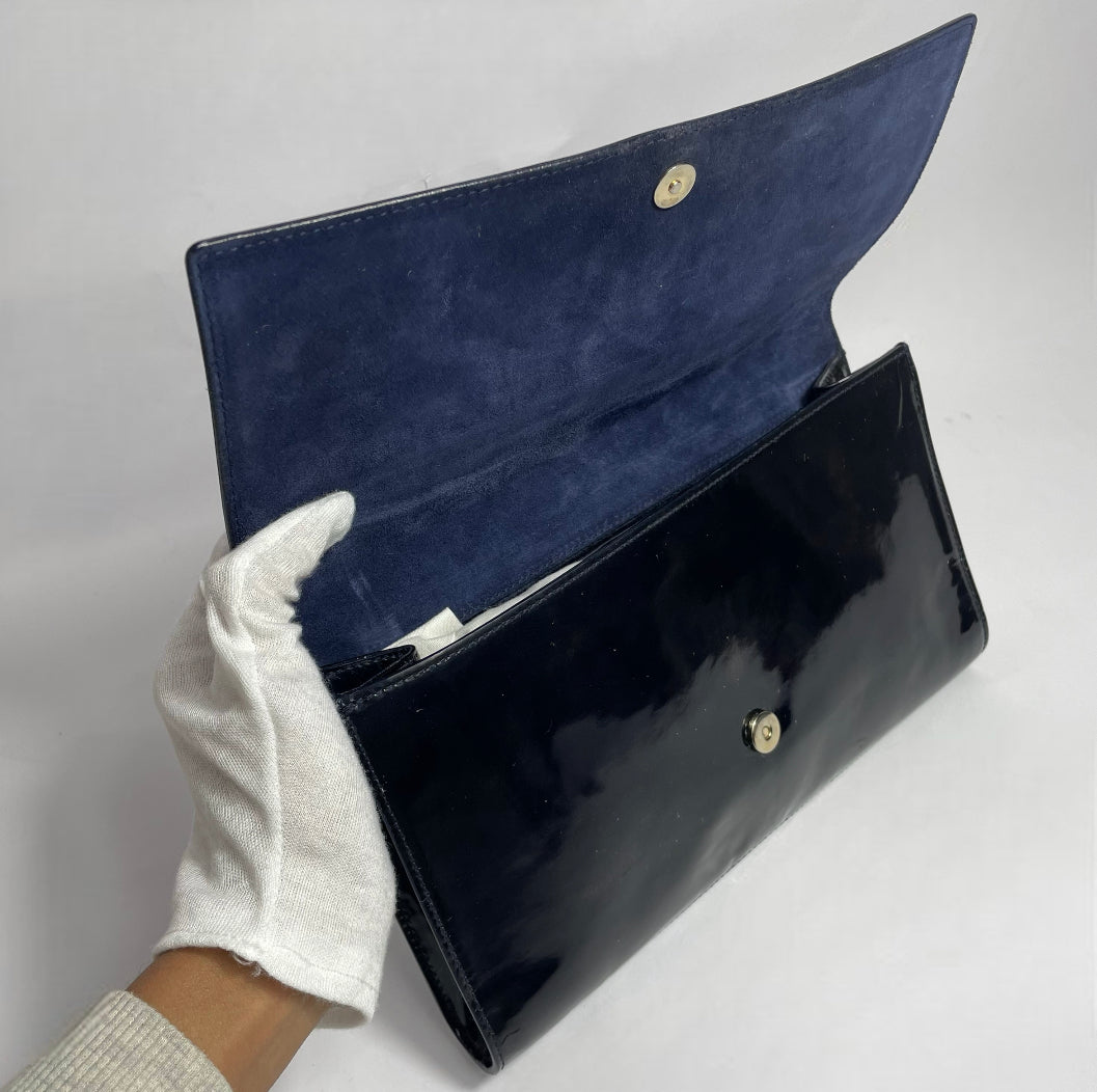 Saint Laurent Clutch Bag Navy